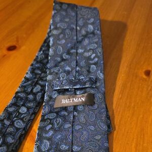 Baltman Dark Blue Paisley Tie